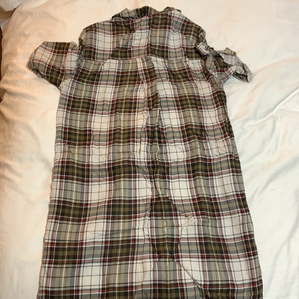 Velvet Heart Plaid Dress, Size M - Picture 2 of 4